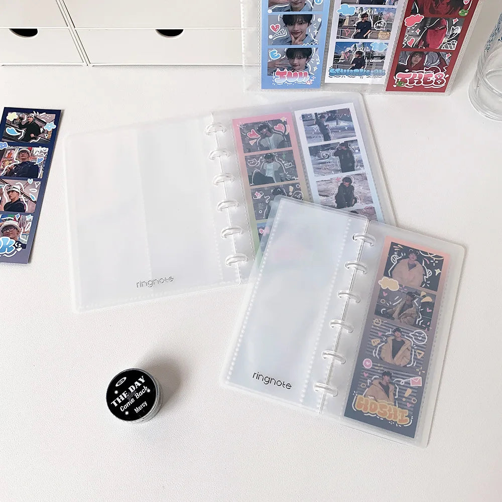 Clear Photo Booth Frames - Photo Booth Album For 2X6 Inch Photo Strips Wedding Album 2 X 6 Bookmark Holder 20 Pages Photos