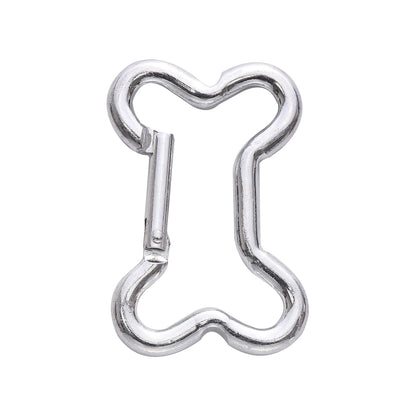 1 Pc Carabiner Rock Aluminum Mountain Buckle Star/Heart/D/Bone Shape Locking Clasp Keychain Multifunction Tools Jewelry Findi