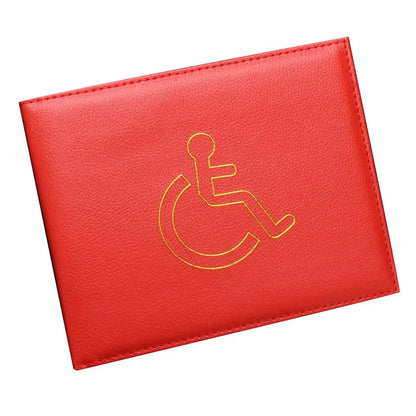 Handicapped Wallet Identity Badge Certificate Protection Cover Disabled Blue Badge Holder Document Safe Parking Permit Displa