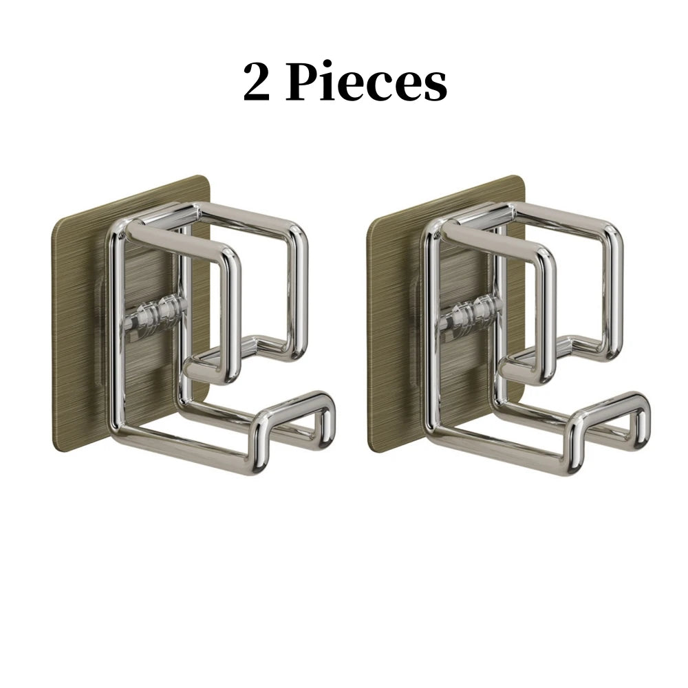 1/2/4/6Pcs Stainless Steel Washbasin Hook Multifunction Punch-free Kitchen Bathroom Rack Basin Storage Rack Towel Hanging Hol