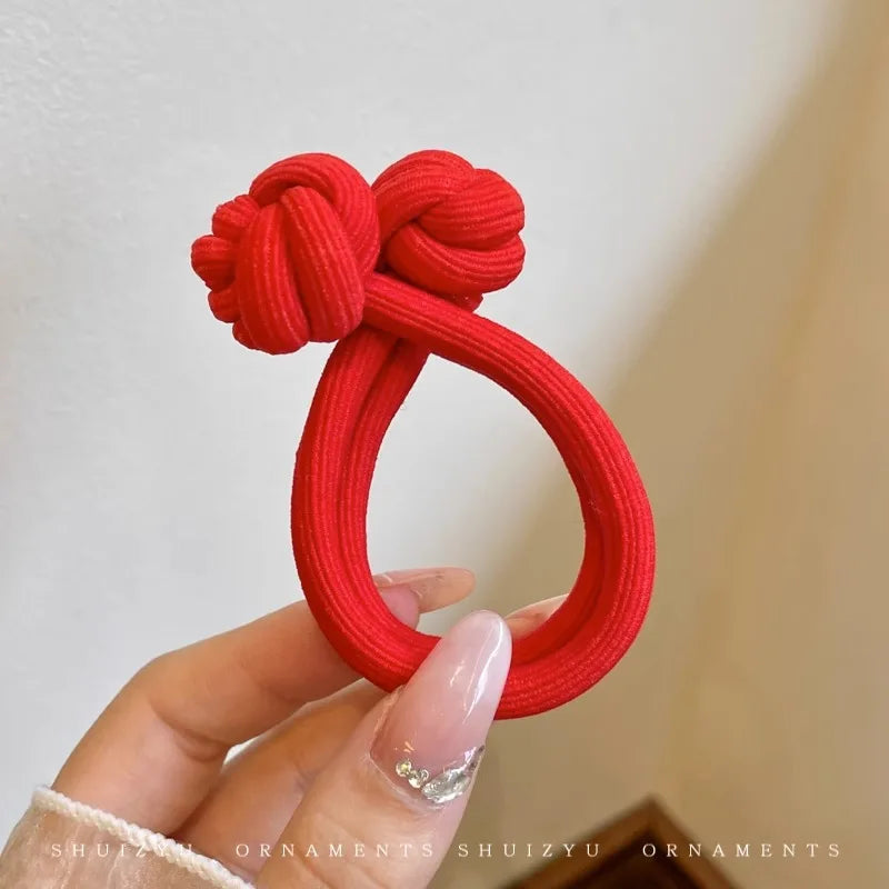 Simplicity Stretch Rubber Hair Ties for Women High Elasticity Fashion Girl Head Rope Scrunchie Hair Accessories - 02