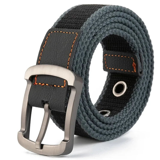 LUDIVIS Canvas Belt Outdoor Tactical Belt Unisex Canvas Belts for Jeans Male Luxury Casual Straps Ceintures