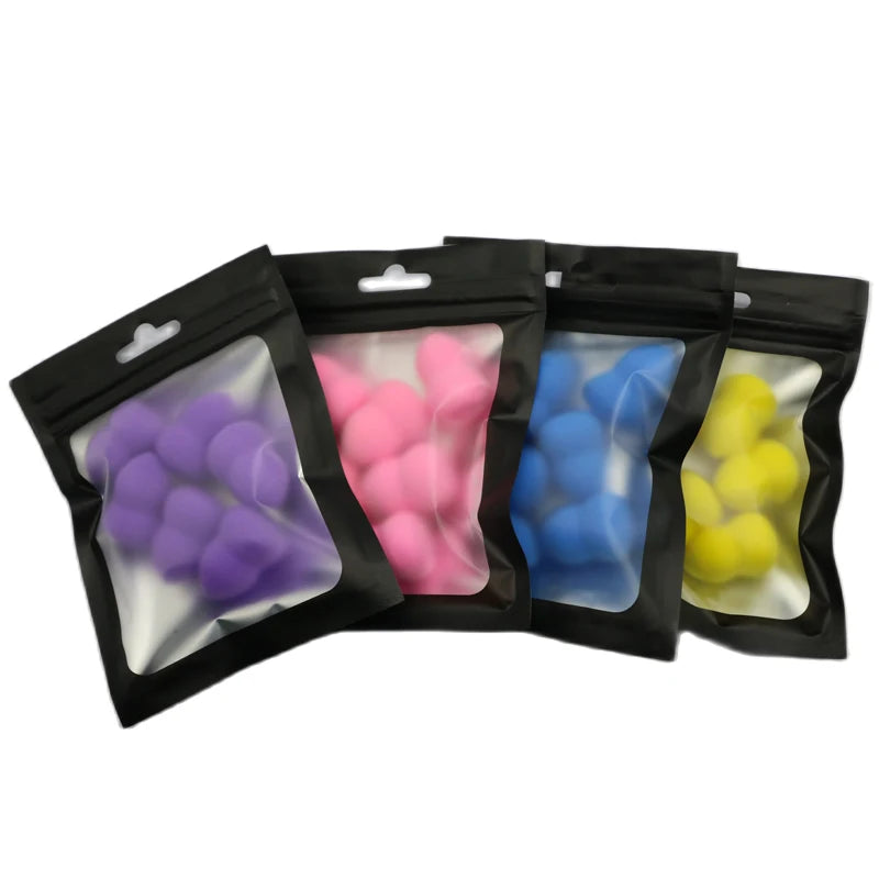 OGEYERO6pcs Mini Makeup Sponge Puff Beauty Egg Sponge for Makeup Concealer Foundation Face Cosmetic Puff Kit Make Up Blender 