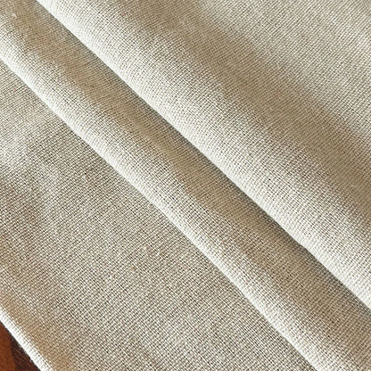 50x150cm Raw Cloth Hemp Cotton Linen Fabric Burlap Texture for Sewing Patchwork Painting Quilting Table Runner Party Decorati