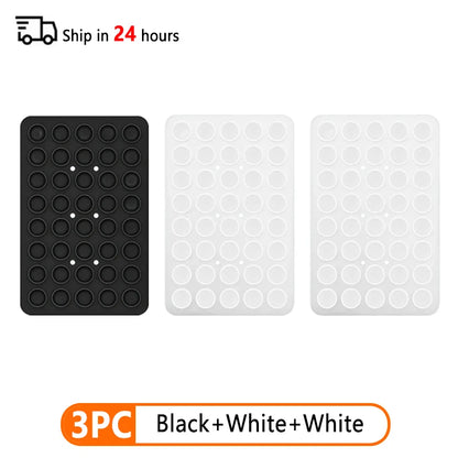 Double Sided Silicone Suction Cup Phone Case Detachable Stand Silicone Rubber Sucker Pad For Selfies And Videos Fixed Pad - 3