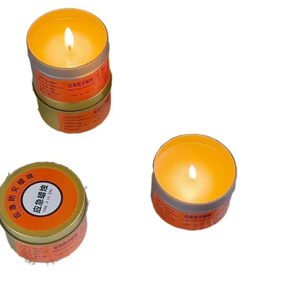 1-20pcs Emergency Candles for Power Outages Windproof Smokeless Long-Lasting Lighting Survival Supply for Home Camping Blacko
