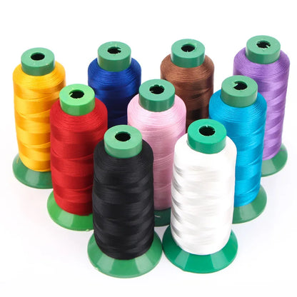 Heavy Duty Thread 1500 Yards 210D/3 All Purpose High Strength Polyester Sewing Thread for Weave Upholstery Jeans Beading Purs