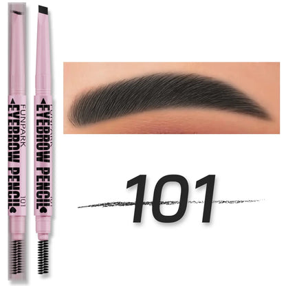 2 in1 Eyebrow pencil professional Cosmetics makeup for women 5 Colors Waterproof Eyebrow Tattoo brush Long Lasting eyebrow pe