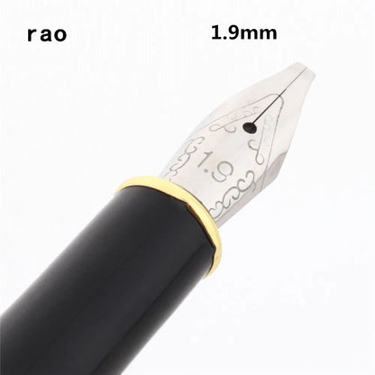 Luxury Quality 389 Black 0.5/0.7/1.1/1.5/1.9/2.5/2.9mm English Calligraphy Fountain Pen Stationary Supplies School Pens - 1.9