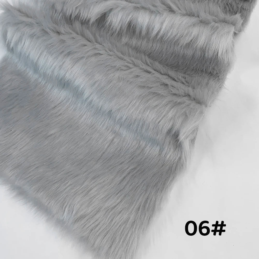 Fur Imitate Fabric 30x50cm Polyester Fiber Medium Thickness Woven Technics 2.5cm Long Fur Fabric Cosplay Fursuit Fur Material