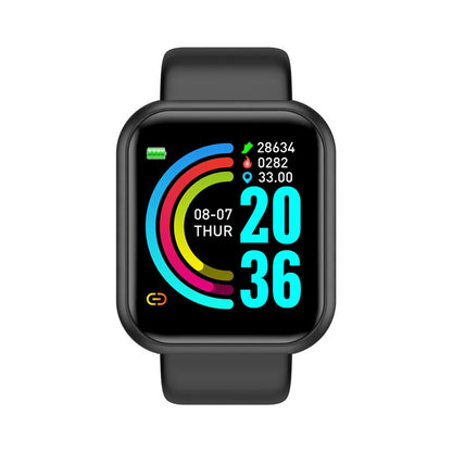 Sports Smartwatch Women Bracelet Men Smart Watch connected Music Control Player Fitness Step Sleep Monitor Y68 D20 Alarm Cloc
