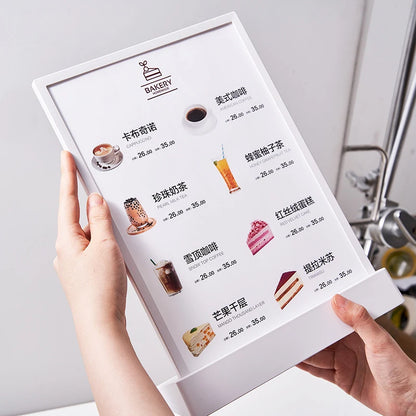 Brand new LED lightbox commercial LED light logo advertising lighting LED poster menu display A4 customization
