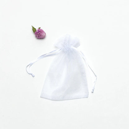 20-100PCS Organza Gift Bag For Jewelry White Drawstring Pouches For Wedding Christmas Candy Gift Bags Jewelry Packing Bag