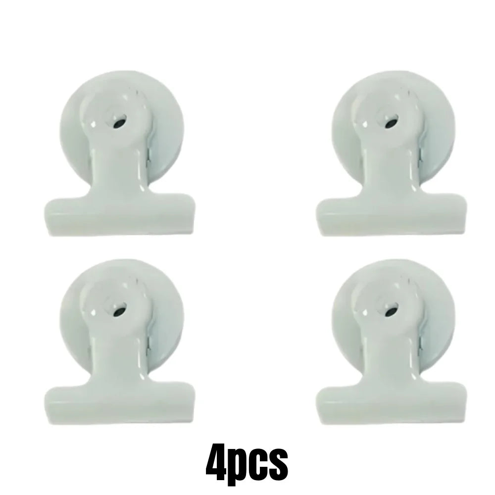 4/16pcs Magnetic Clips Heavy Duty Refrigerator Whiteboard Space-Saving Clip Set for Kitchen Office Photo Displays Holder Deco
