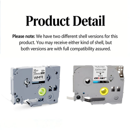 1 piece Replacement Brother Label Ribbon 231 131 431 531 631 731 831 931 Laminated TZ-231 Label Printer 12mm Label Tape