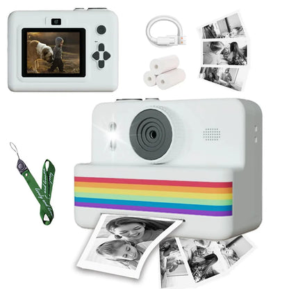 Digital Children Camera For Photography Mini Printer Portable Thermal Instant Print Photo Kids Camera 2.8inch HD Video Toy Gi