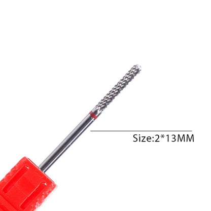 1pc Carbide Tungsten Nail Drill Bit Rotate Burr Milling Nail Cutter Bits Electric Drill Machine For Manicure Pedicure Tools -