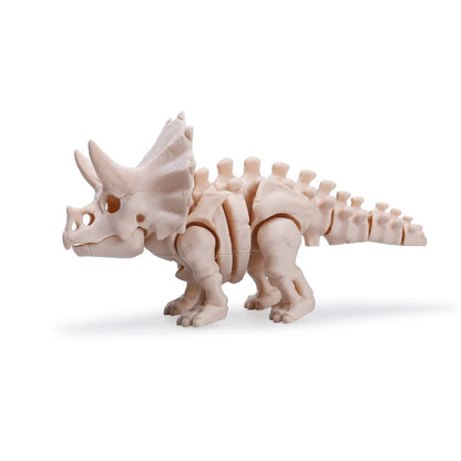 Simulation Dinosaur Fossil Plastic Skeleton Model Children's DIY Handmade Dinosaur Skeleton Assembly Kit Tyrannosaurus Rex Mo
