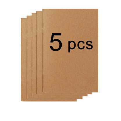 5pcs/lot Replace Note Books 100GSM Journal Inner Paper 4 Sizes 64 Pages Inserts Blank Grid Lineds A5 Notebooks Back to School