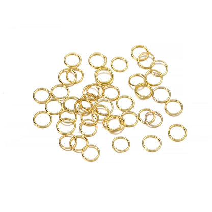 50-200pcs/lot 3-20 mm Jump Rings Split Rings Connectors For Diy Jewelry Finding Making Accessories Supplies
