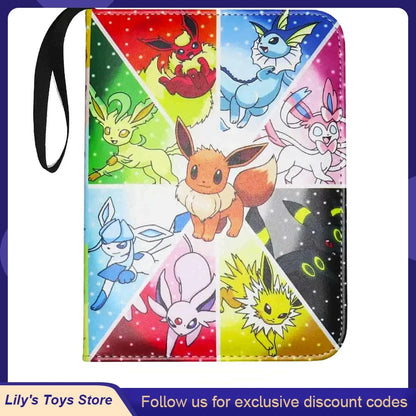 Pokemon Binders 9 Pocket 900 Cards Zipper Toploader Mimikyu Loose Leaf Collectible Card Album Storage Organizer Custom Fans G