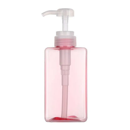 650ml Square Clear Bottle Liquid Soap Whipped Mousse Points Bottling Shampoo Lotion Shower Gel Pump Bottlesnding Soap Dispens