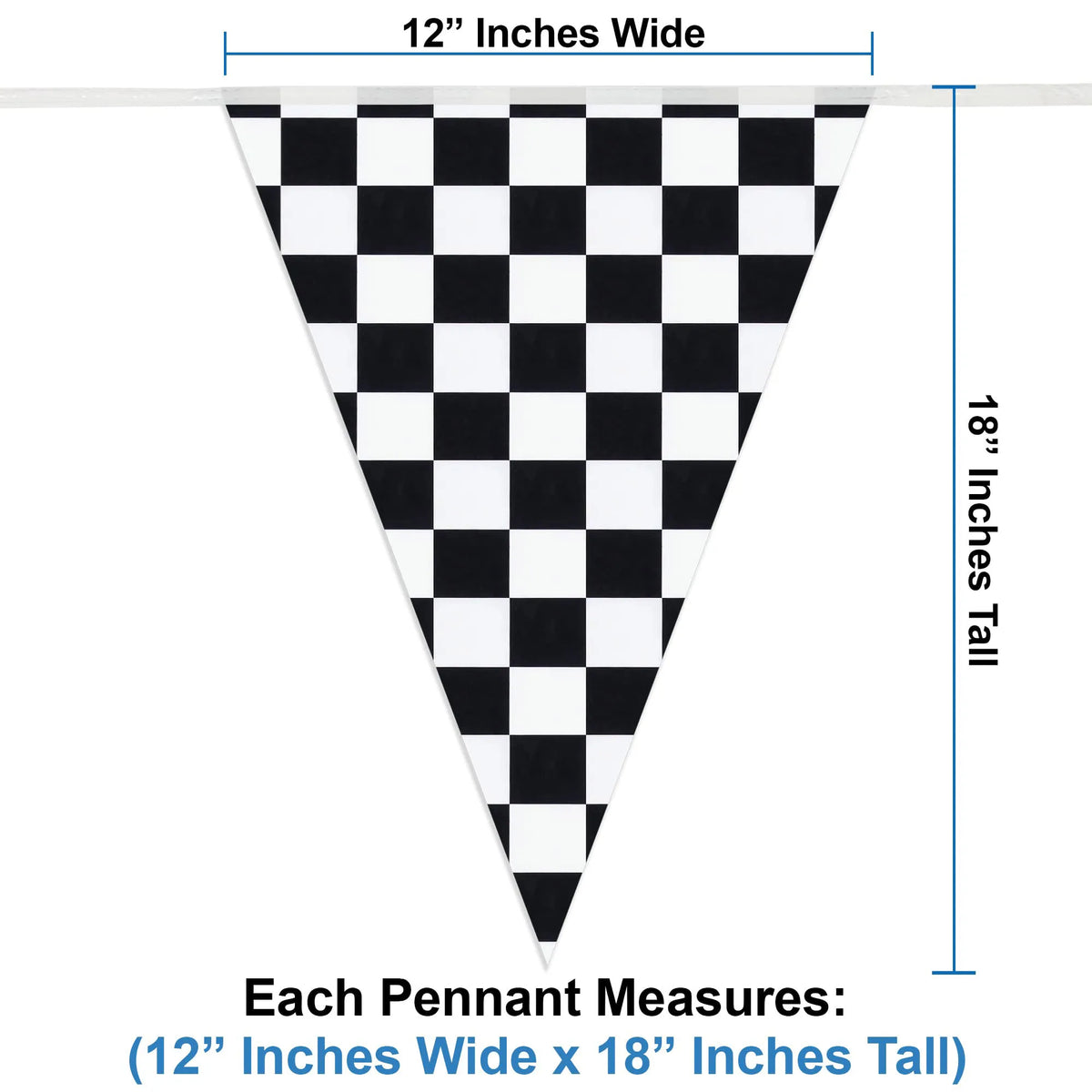 Racing Car Party Triangle Flag Banner Checkered Flag Pennant Banner for Racing Car Birthday Party Decoration Backdrop Decorat