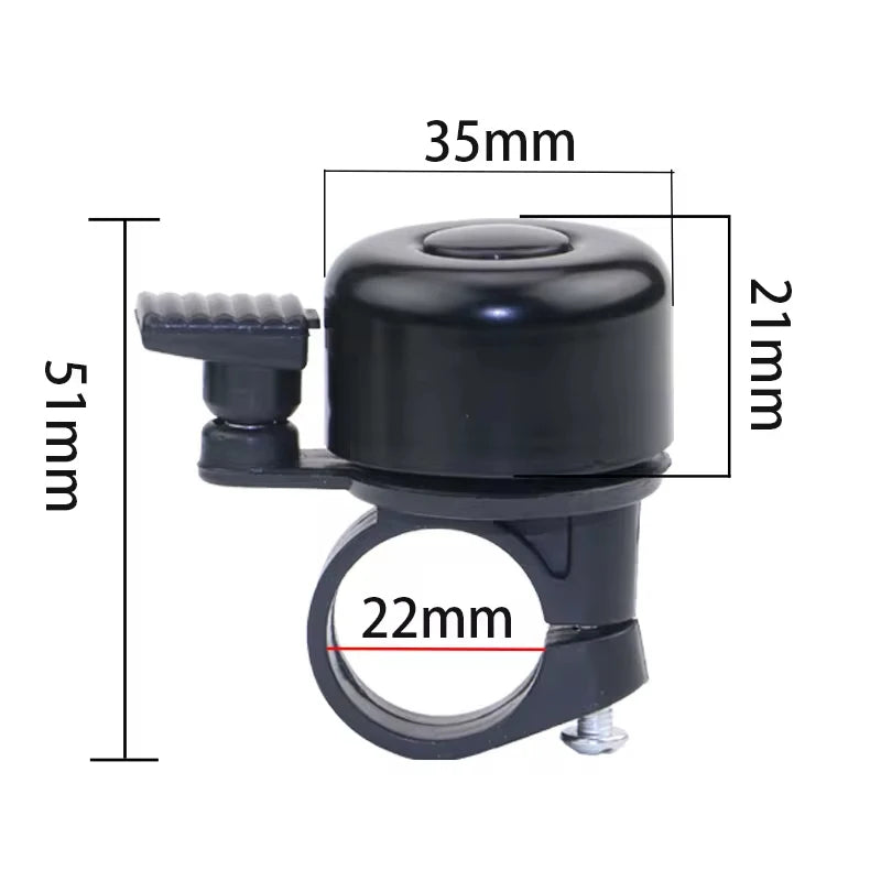 MTB Bicycle Bell Aluminum Alloy MTB Bike Safety Warning Alarm Cycling Handlebar Bell Ring Bicycle Horn Cycling Accessories