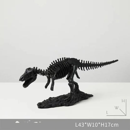 Simulated Dinosaur Fossil Model Resin Accessories Art Home Living Room Statue Decoration Items Study Office Sculpture Ornamen
