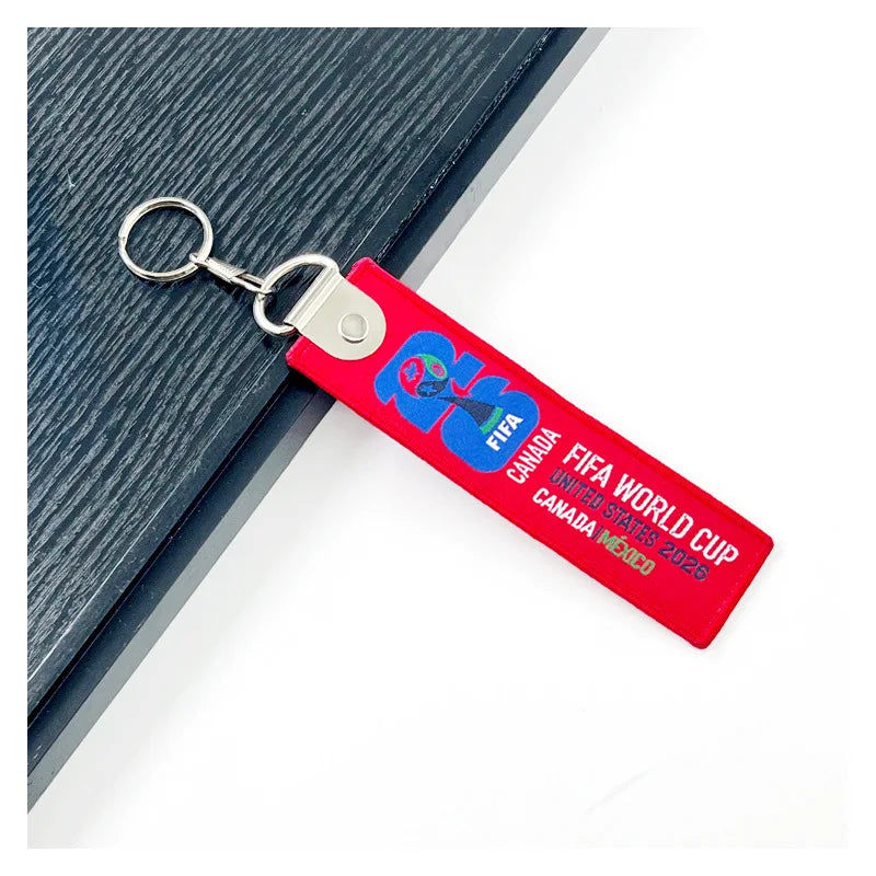 2026 FIFA Trophy Keychain Football Trophy Pendant Soccer Fan Souvenir Backpack Charm Collectible Gift Mascot Model - M