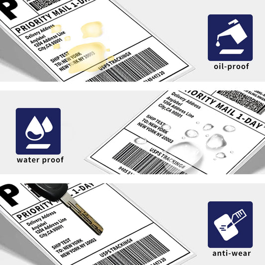4"x6" inch Thermal Label Paper 100x150mm 100/500PCS For Thermal Shipping Labels DHL UPS Express Barcode For 9220/9210/246S/D2