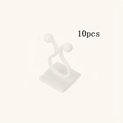 10 plant climbing wall fixing clips, vine fixing clips, self-adhesive plant climbing wall fixing hooks without drilling holes