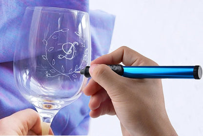 Electric Engraving Engraver Pen Carve Tool for DIY Jewellery Jewelry Metal Glass - Cordless Precision Engraver with Diamond T