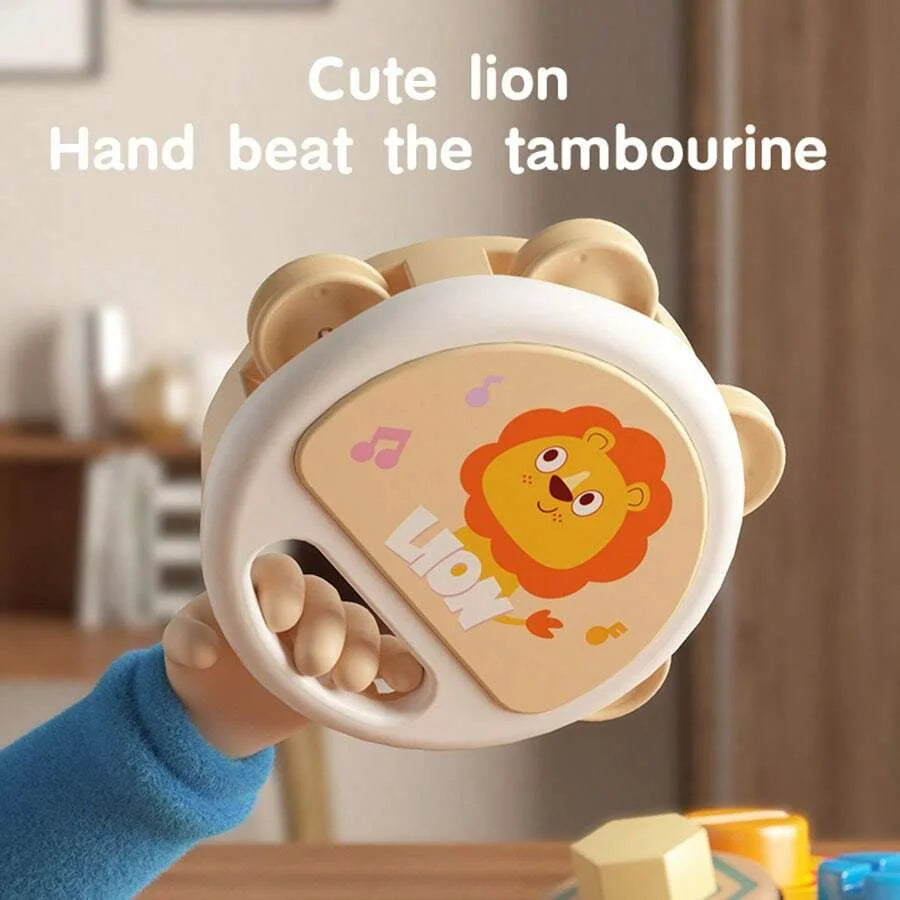 Baby Clapping Tambourine Delicate Tambourines Percussion Instrument Adorable Tambourines Handheld Tambourine Instrument For K
