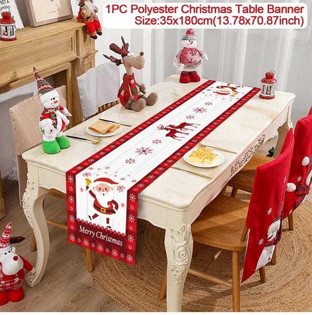 Table Runner Christmas Decoration For Home Decor 2025 Gifts - 20
