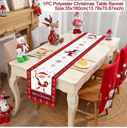 Table Runner Christmas Decoration For Home Decor 2025 Gifts - 20