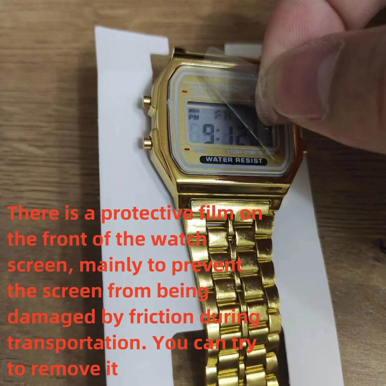 F91W Non-Waterproof Steel Band Watch For Women, Men, Business Clock, Multi-Functional LED Digital Sports Watch, Electronic Cl