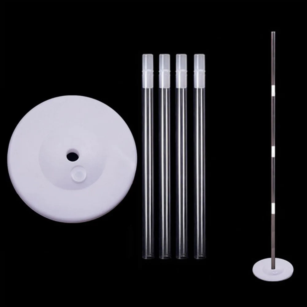1/2Set Transparent Balloon Column Kit with Base Can Be Filled with Water Balloon Arch Bracket with Pole DIY Accessories - 1 S