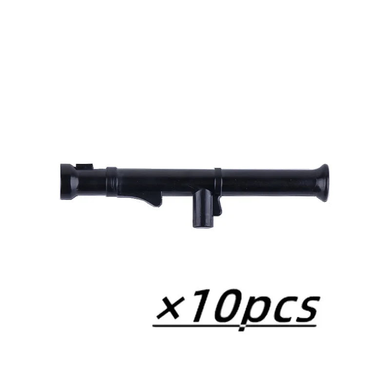 Military Weapons Figures Mini Accessories Light Machine Guns MOC Soldiers Army Brinquedos No Playmobil Building Block Boy Toy