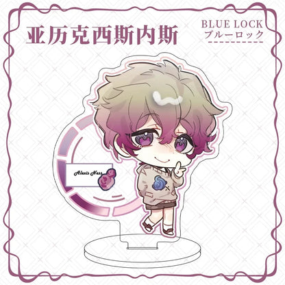 Anime BLUE LOCK Figure MICHAEL KAISER Itoshi Sae Rin Itoshi Acrylic Stand Model Plate Desk Decor Birthday Gift Toy - LG419