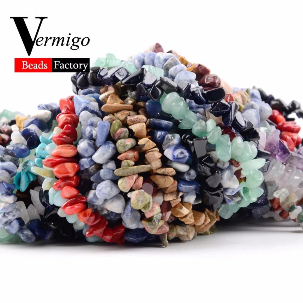 Irregular Freeform Chip Gravel Beads Natural Stone Amethysts Tiger Eye Beads For Jewelry Making 3-5-8-12mm Diy Necklace 16inc