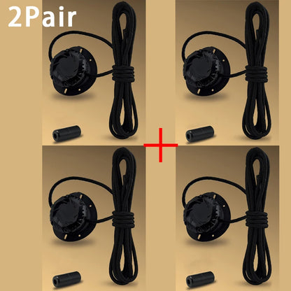 Fashion Swivel Buckle Laces Automatic Shoelace Without ties Kids Adult Sneakers No Tie Shoe laces Shoe accessories 1Pair/2Pai