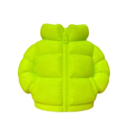 3D Puffer Jacket Shape Pen Holders,Cute Creative Stand-Up Storage Pen Pouch for Desk & Office