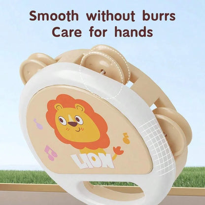 Baby Clapping Tambourine Delicate Tambourines Percussion Instrument Adorable Tambourines Handheld Tambourine Instrument For K