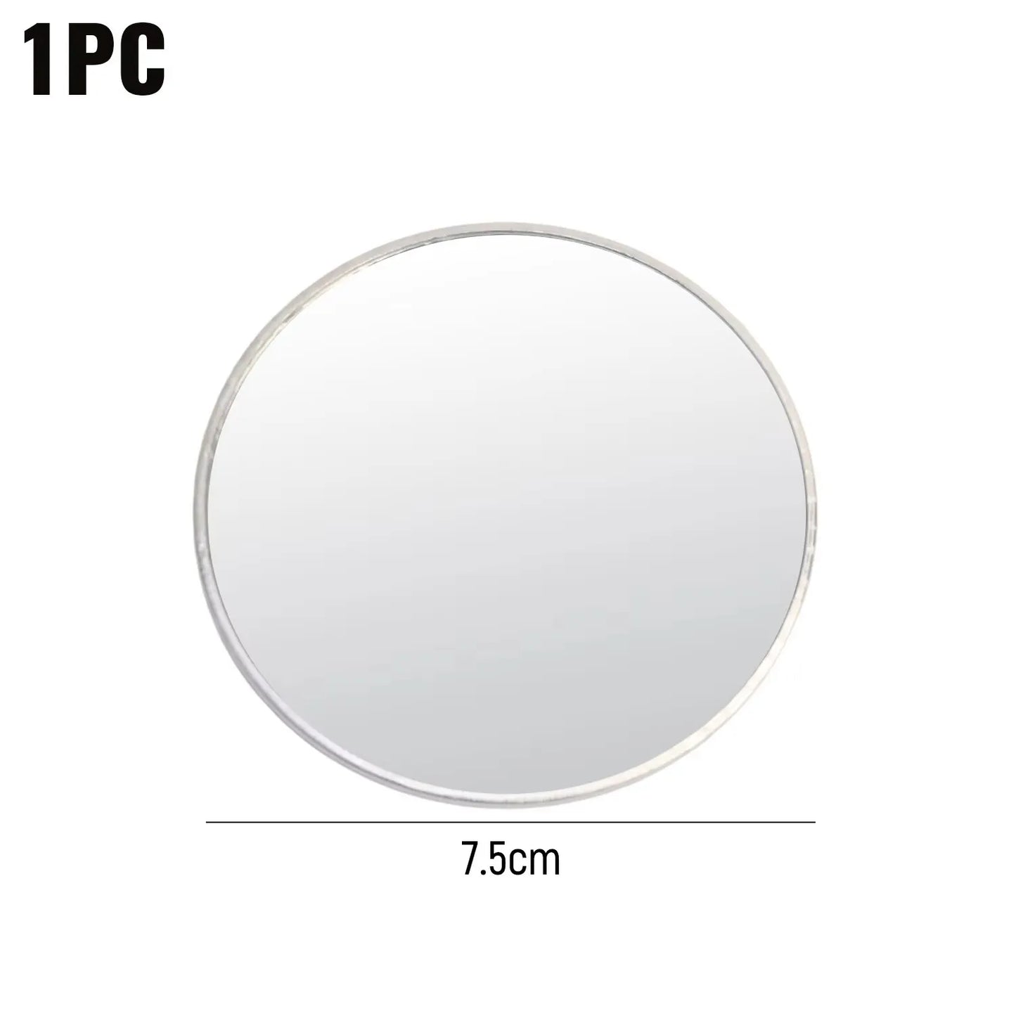 7.5cm/9.5cm Mini Round Mirror Travel Selfie Mirrors Portable Convex Wide-angle Spherical Mirror for IPhone Samsung Vlogging -