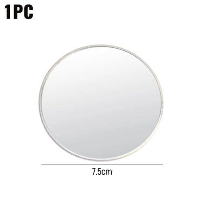 7.5cm/9.5cm Mini Round Mirror Travel Selfie Mirrors Portable Convex Wide-angle Spherical Mirror for IPhone Samsung Vlogging -