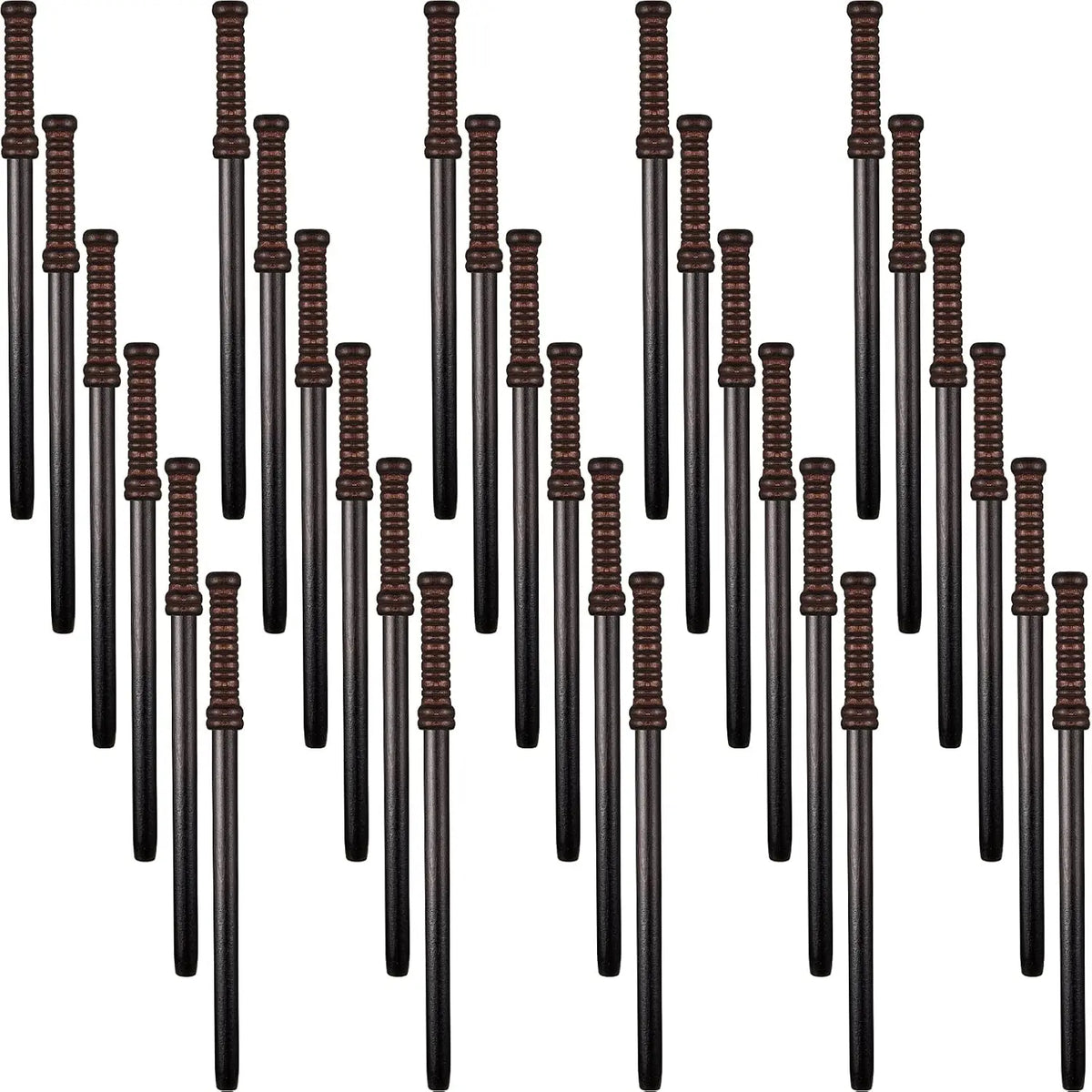Wizard Wand Party Favors,Wand Pencils,Witch Broom Pencils,Lightning Tattoos,Glasses,Halloween Cosplay Accessories - 30pcs