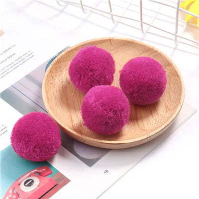 Multi Size Pom Piel 15mm/20mm/25mm/30mm/40mm Soft Pompones Fluffy Plush Crafts DIY Pom Pom Bal Wedding Sewing Party Accessori
