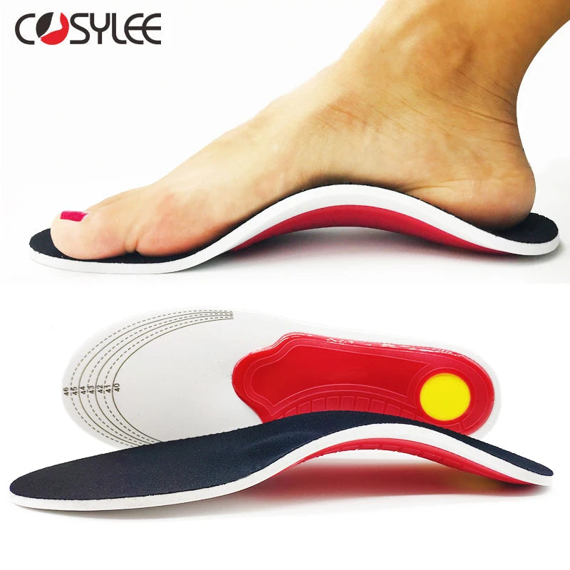 Orthotic Insole Arch Support Flatfoot Orthopedic Insoles For Feet Ease Pressure Of Air Movement Damping Cushion Padding Insol