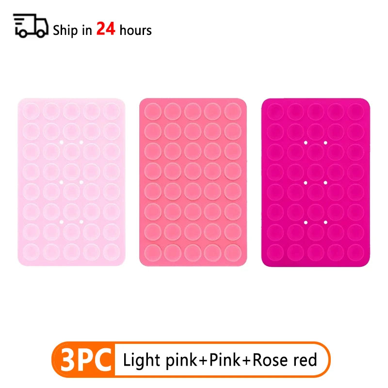 Double Sided Silicone Suction Cup Phone Case Detachable Stand Silicone Rubber Sucker Pad For Selfies And Videos Fixed Pad - 3